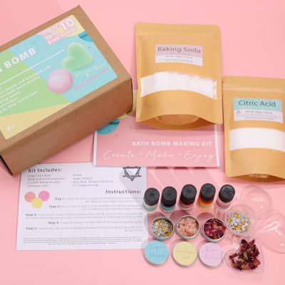 Bath Bomb Kit - Pink Lemonade & Citrus Blast