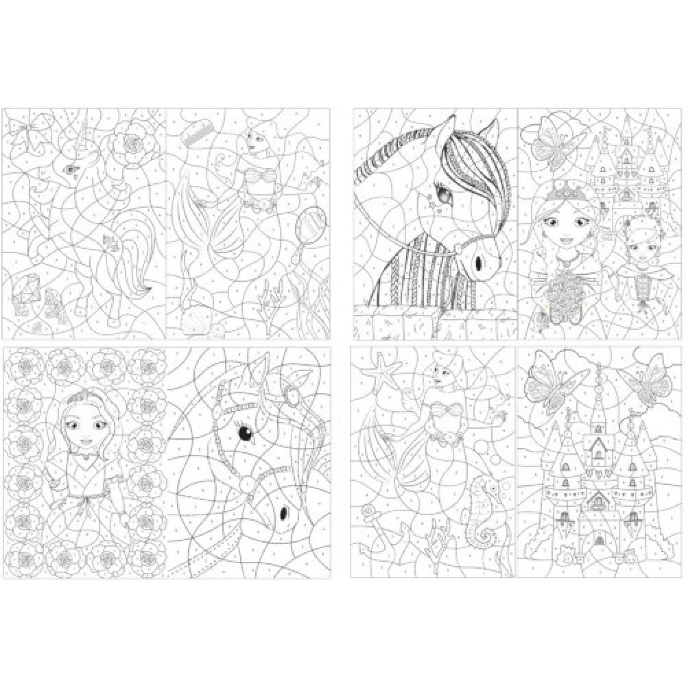Fantasy Colour By Numbers Set