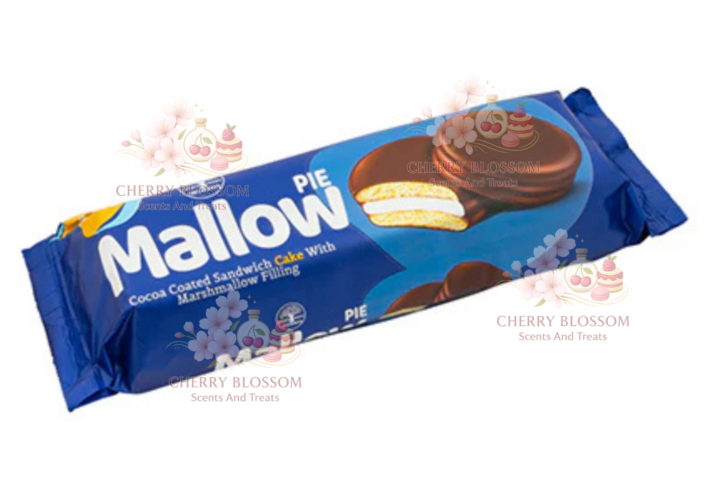 Mallow Pie Cake with Marshmallow