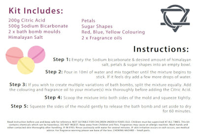 Bath Bomb Kit - Pink Lemonade & Citrus Blast