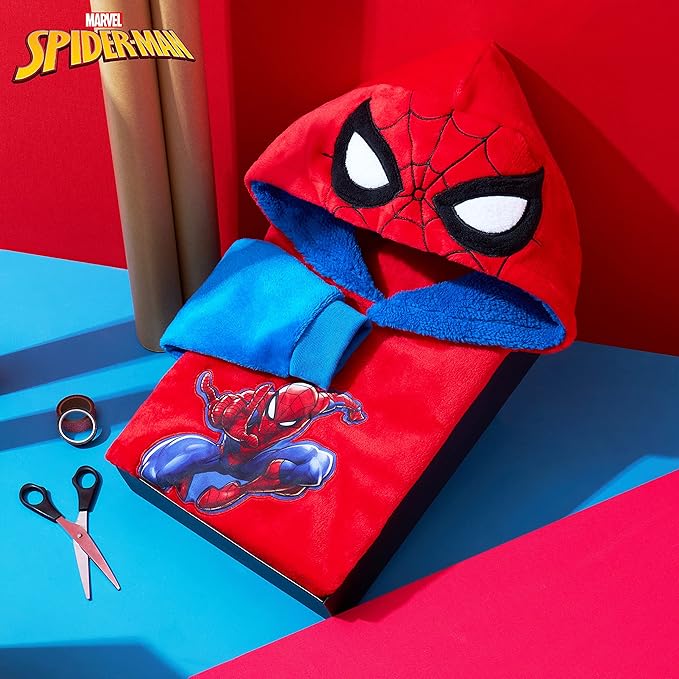 Spiderman Oversized Blanket Hoodie for Kids and Teens