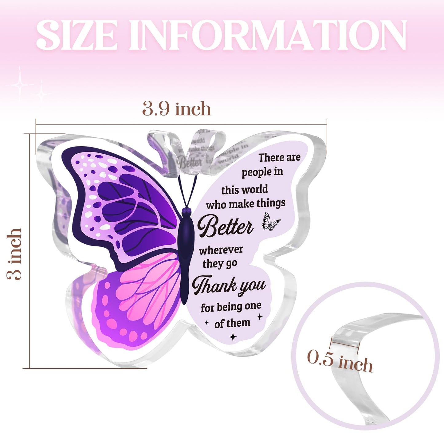 Acrylic Butterfly Keepsake