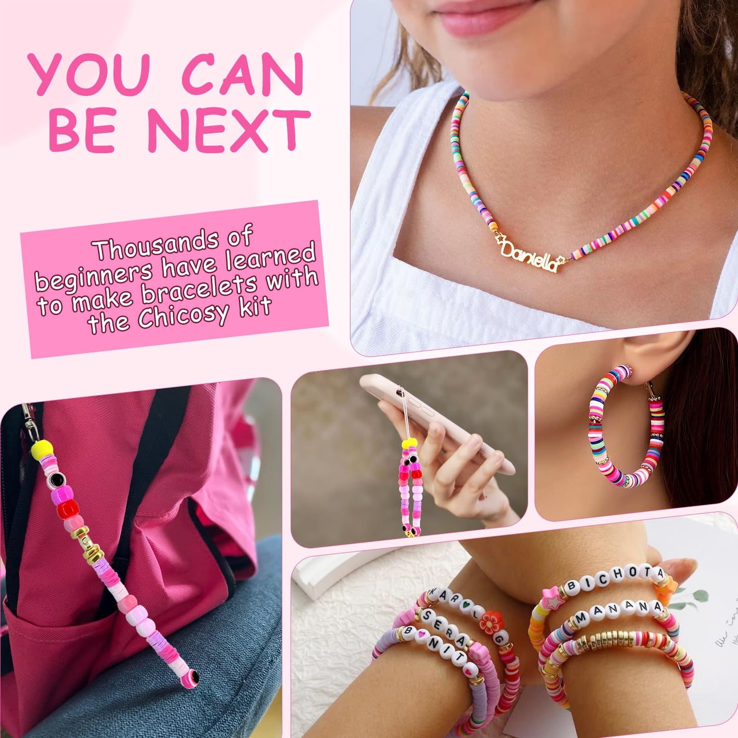Clay Beads Bracelet Making Kits