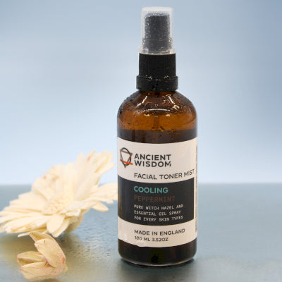 Facial Toner Mist - Pure Witch Hazel and Peppermint
