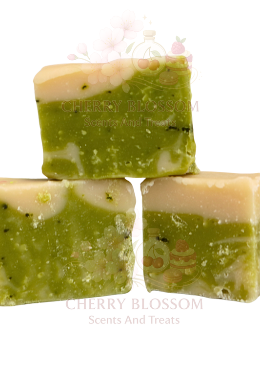 Matcha White Chocolate Fudge