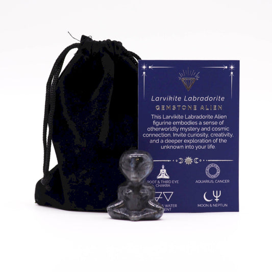 Gemstone Alien - Larvikite Labradorite