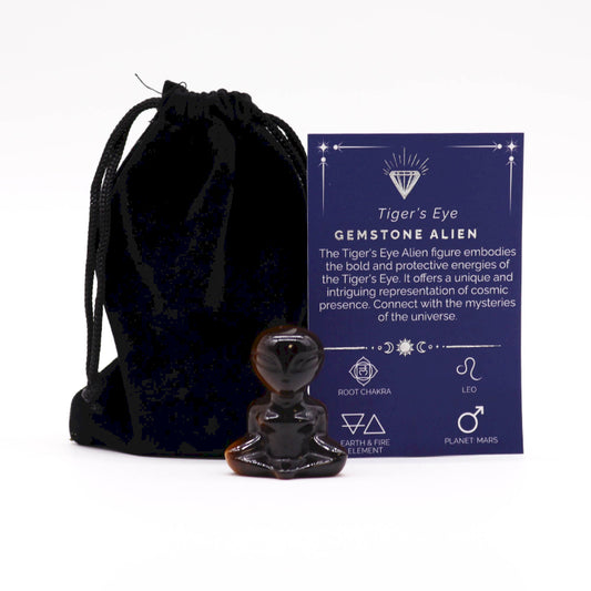 Gemstone Alien - Tiger Eye