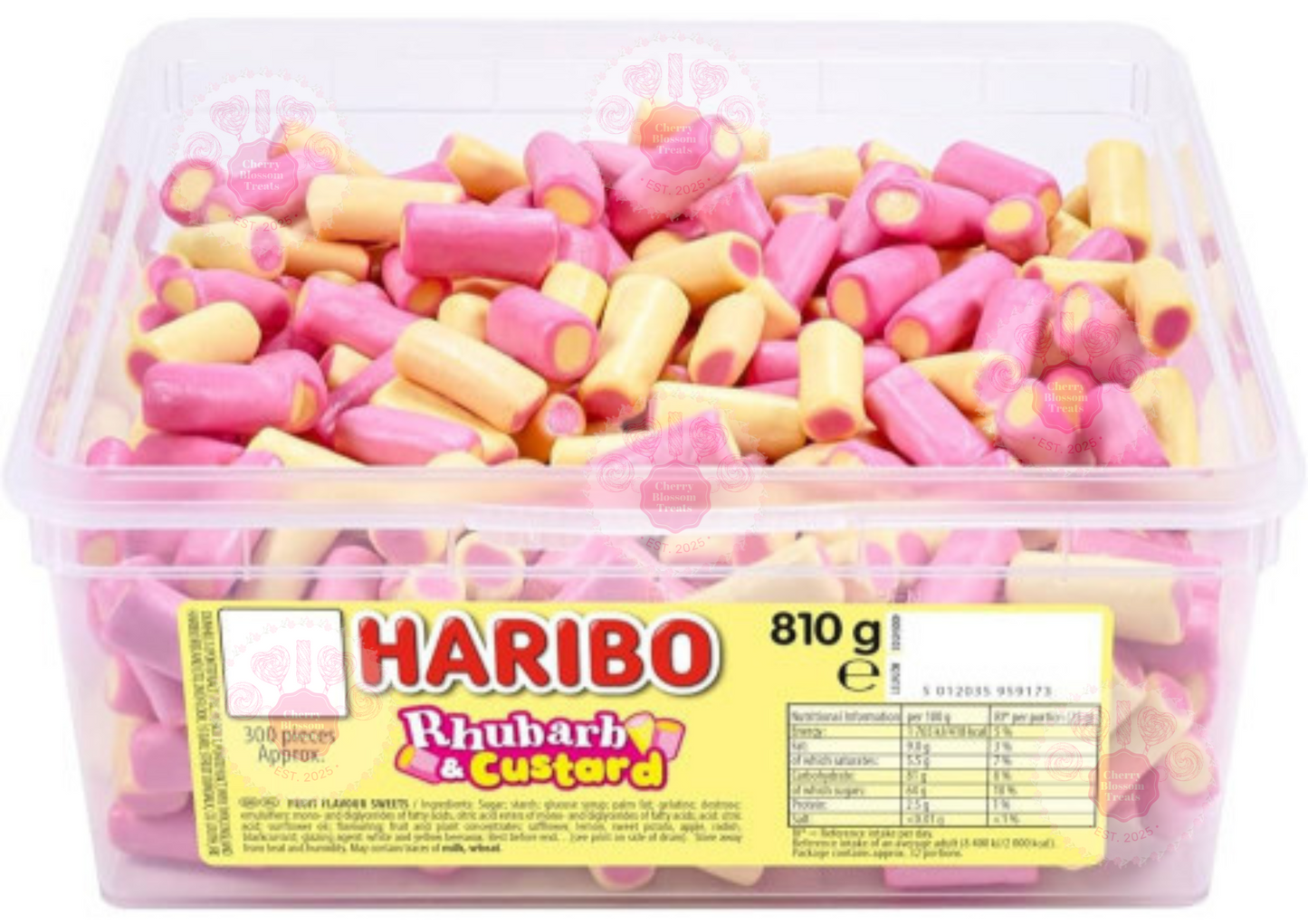 Rhubarb & Custard Sweets Tub