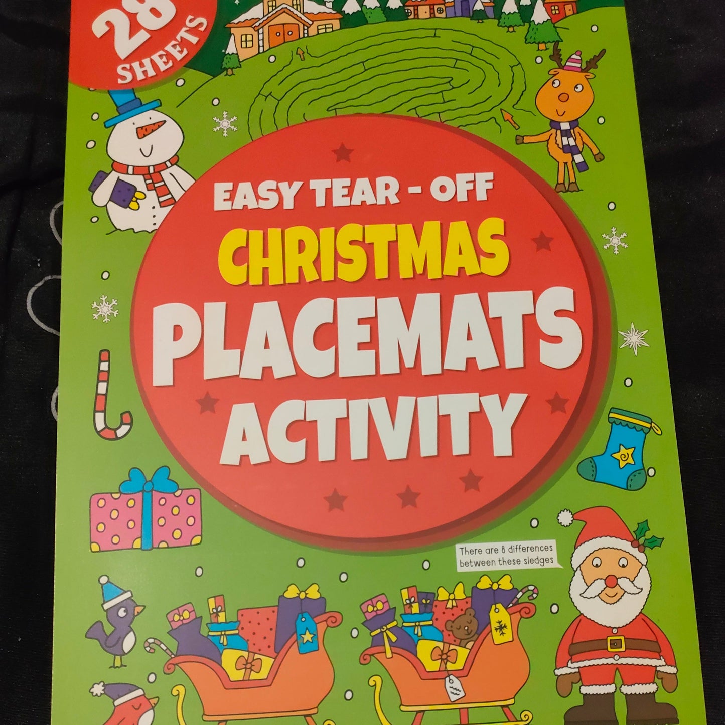 Christmas Placemats Activity Book