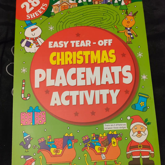 Christmas Placemats Activity Book