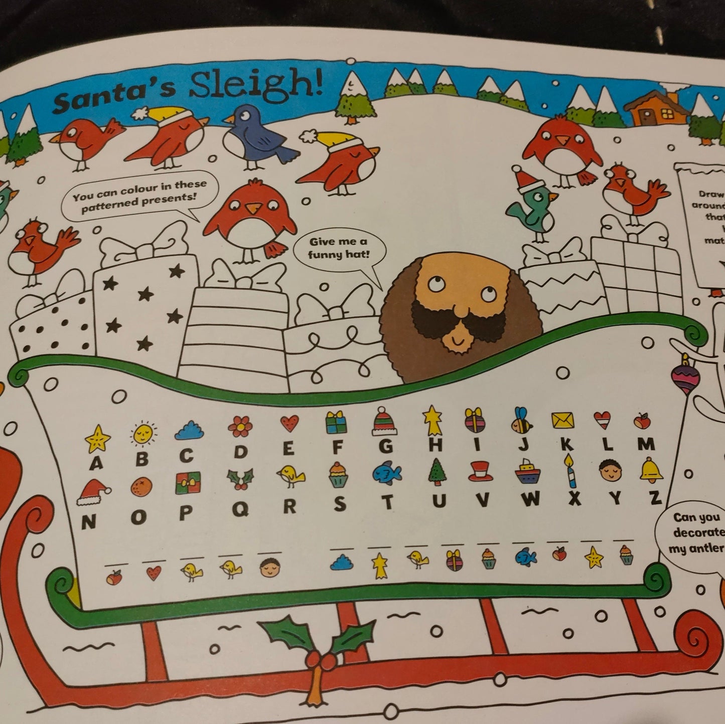 Christmas Placemats Activity Book