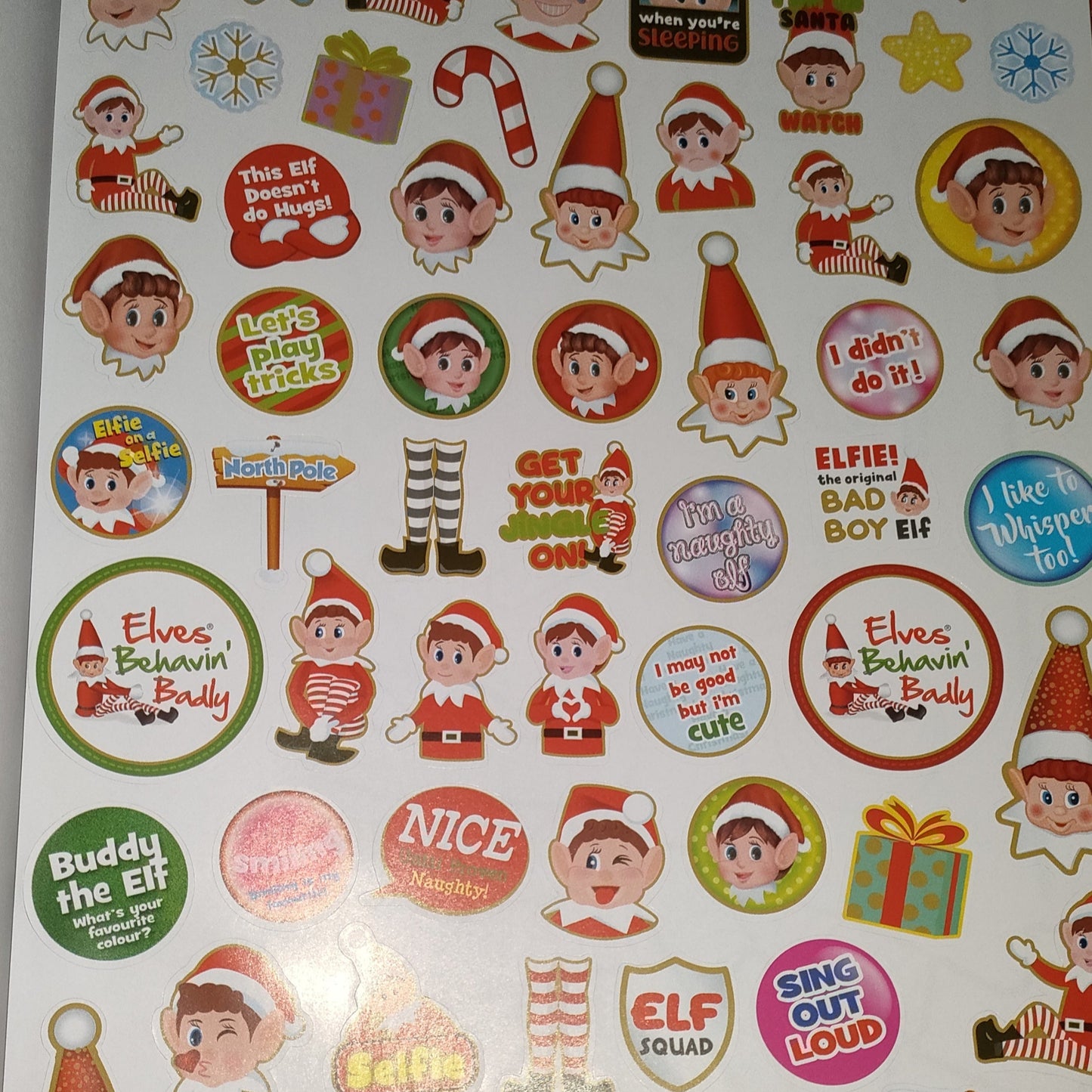 Elf Colouring Book & Sticker Sheet