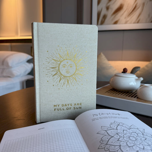 Ivory Gratitude Journal: My Days Are Full of Sun