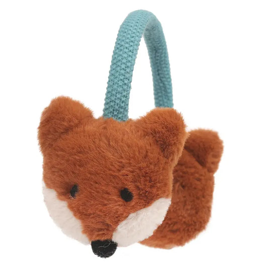 Kids Winter Earmuffs Knitted Plush Ear Warmers