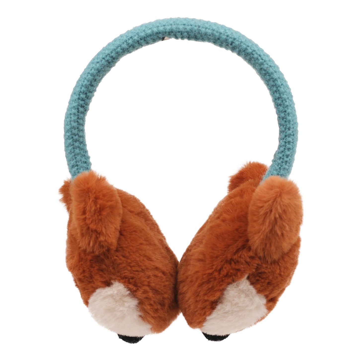 Kids Winter Earmuffs Knitted Plush Ear Warmers