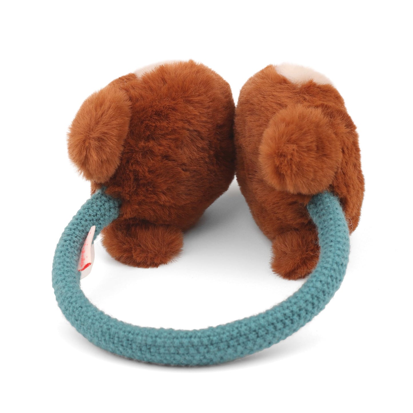 Kids Winter Earmuffs Knitted Plush Ear Warmers