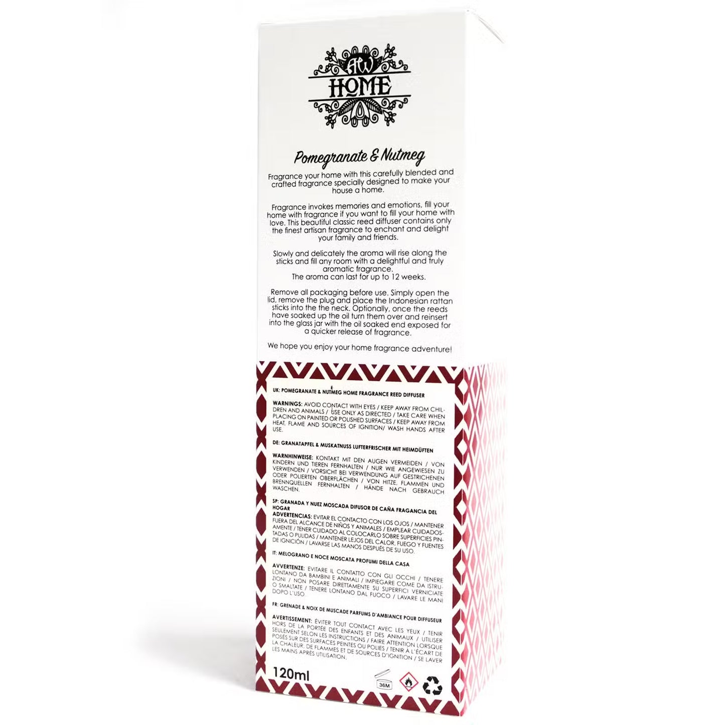 Reed Diffuser - Pomegranate & Nutmeg
