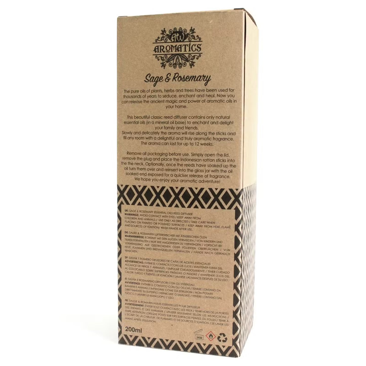 Ylang Ylang & Mandarin Essential Oil Reed Diffuser