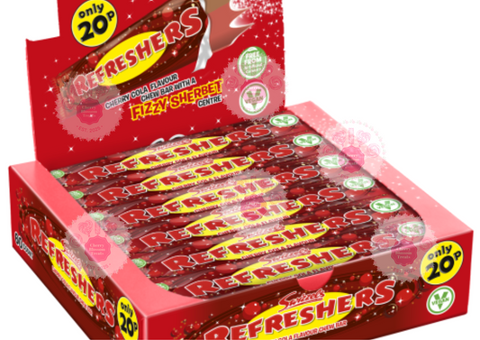 Refresher Cherry Cola Chew Bars