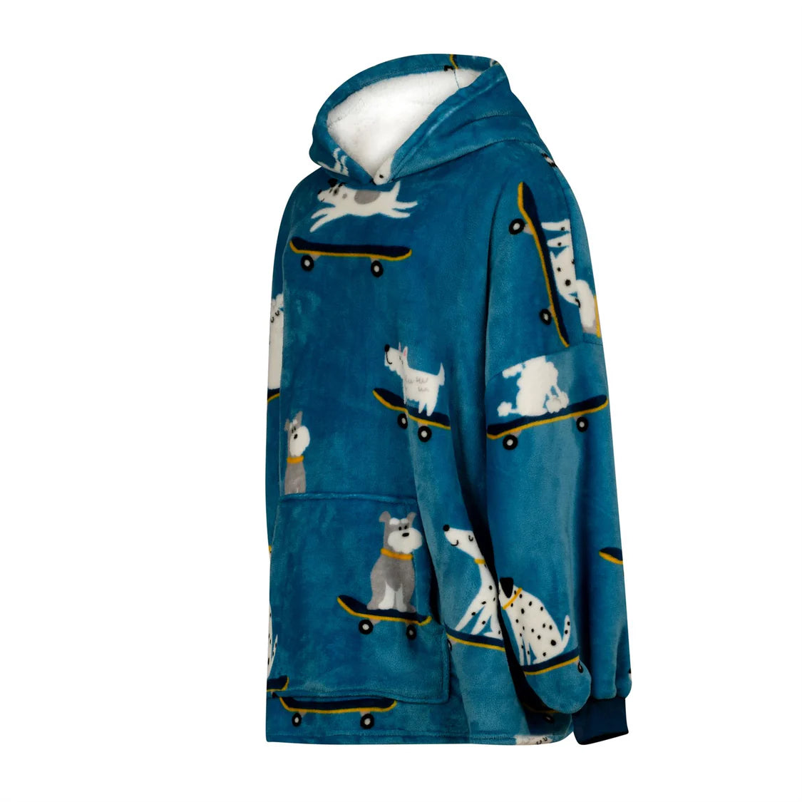 Skater Dog Fleece Hoodie Multi