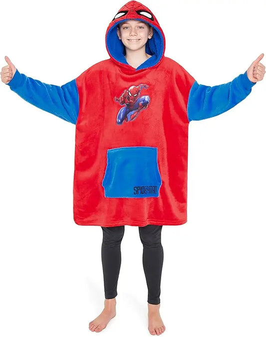 Spiderman Oversized Blanket Hoodie for Kids and Teens