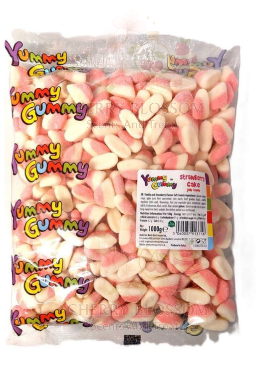 Yummy Gummy Strawberry Cake
