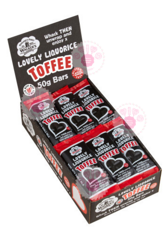Walkers Liquorice Flavoured Toffee Bars
