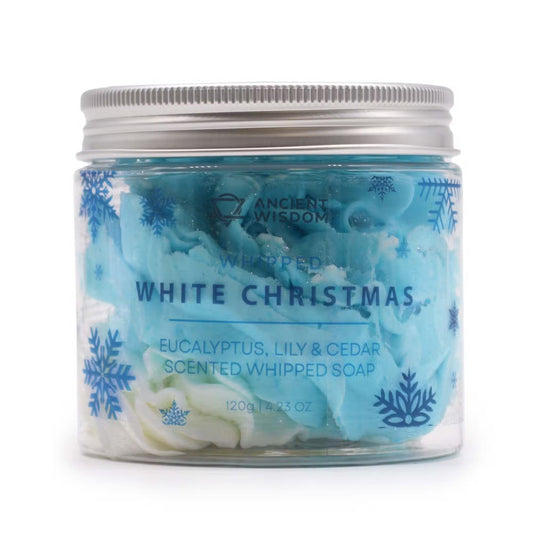 White Christmas Whipped Soap