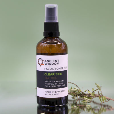 Facial Toner Mist Pure Witch Hazel with Tea Tree