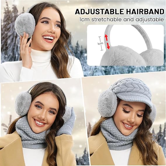 Women's Winter Knitted 5-Piece Set