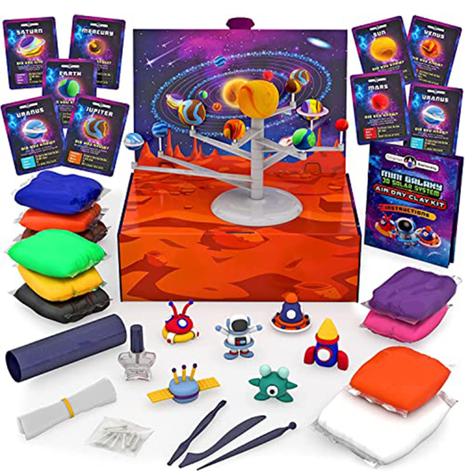 3D Mega Galaxy Solar System Air Clay Kit