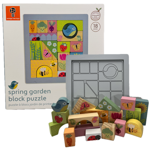 Super Deluxe Garden Block Puzzle Set