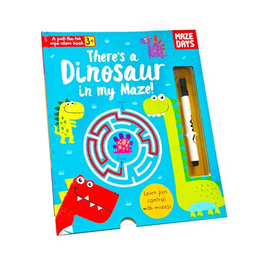 Super Dinosaur Maze Wipe Clean Book Set