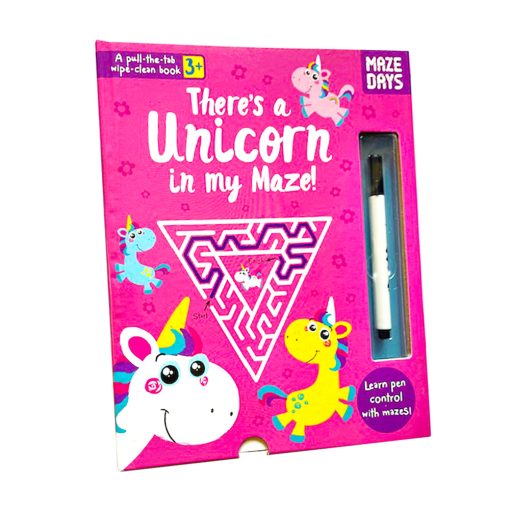 Super Unicorn Wipe Clean Maze Book