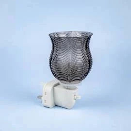 Wax Warmer Ribbed Glass Plug-In